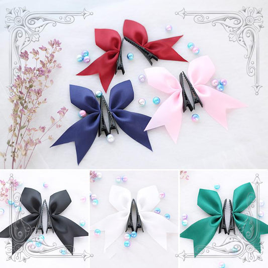 Lolita bow hair accessory hair clip WS1345