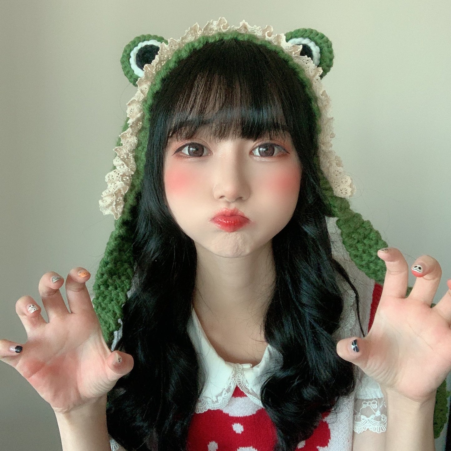 Little frog wool headband WS3015