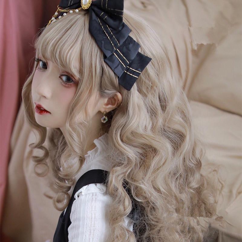 Harajuku Lolita retro small curly wig WS2148