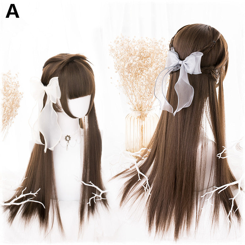 Lolita Daily Girl Long Straight Wig WS2255