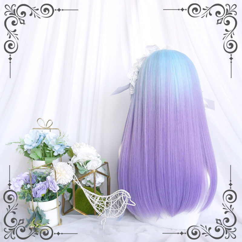 Dreamy blue and purple wig WS2351