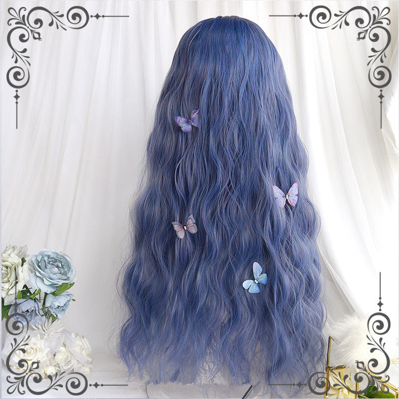 Harajuku lolita glaze blue wig WS2195