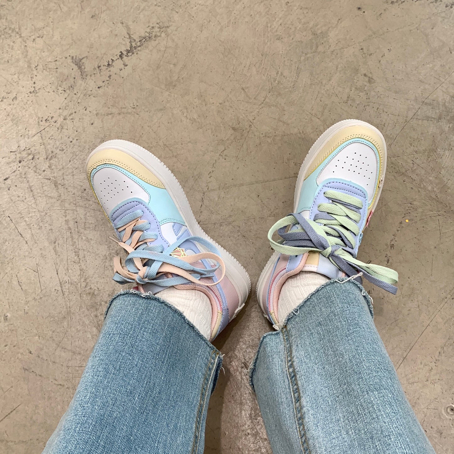 Ice cream macaron sneakers SS2414