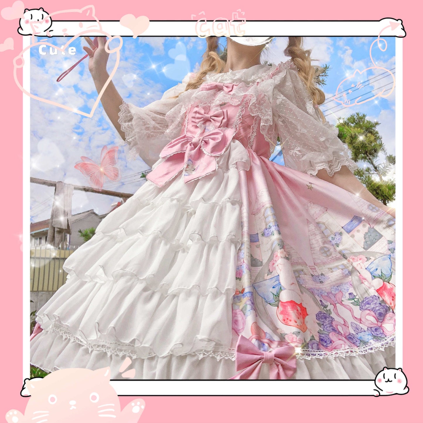 Lolita castle cat dress  SS2365