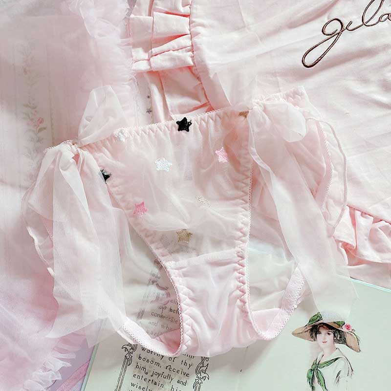 Softgirl ruffled lace-up panties  SS1286