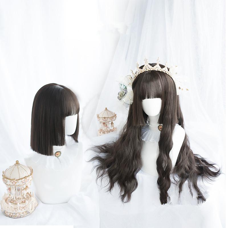 Cute long hair wig WS2048