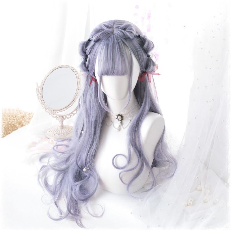 Lolita Purple Straight Wig WS1085