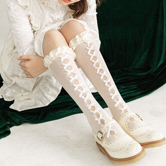 Lace hollow stockings  SS1240