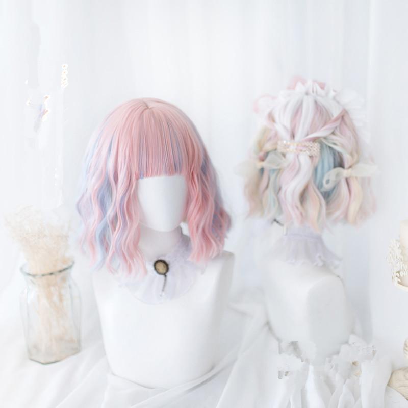 Short curly hair lolita wig  WS2082