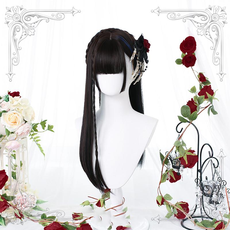 Lolita long straight hair wig WS1321