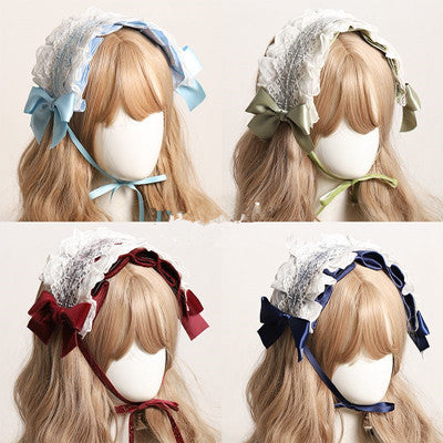 lolita headband bow headdress WS3072