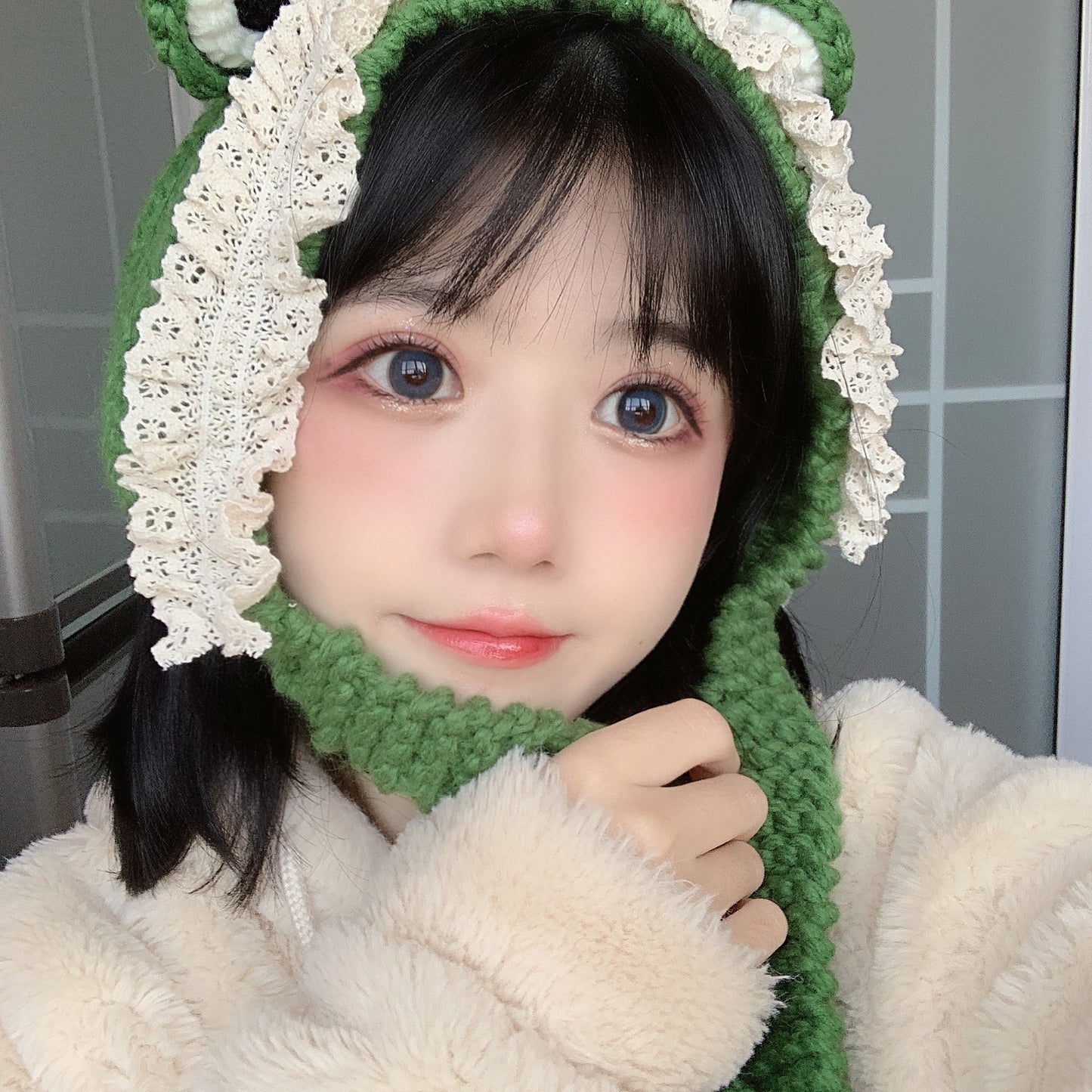 Little frog wool headband WS3015