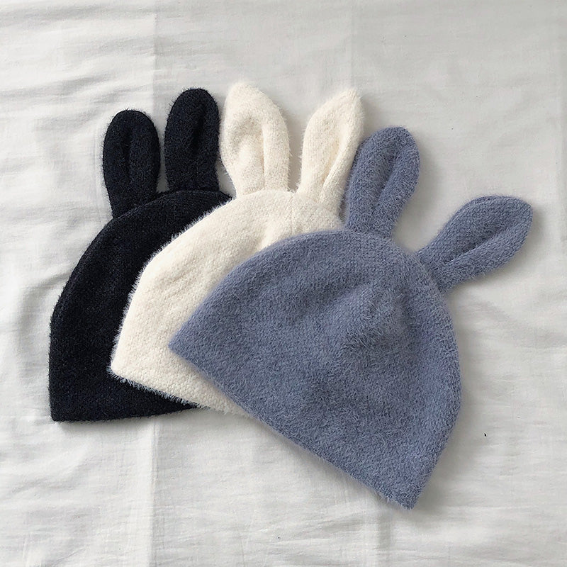 INS cute rabbit woolen hat WS3099