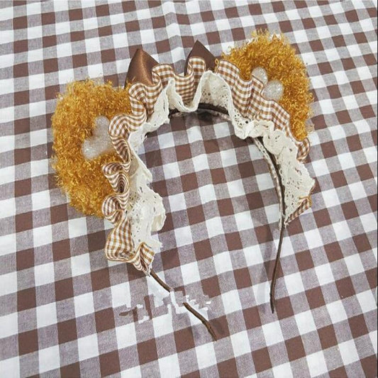 Teddy ear headband     WS3029