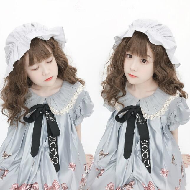 Lolita Harajuku Medium Long Curly Wig WS2130