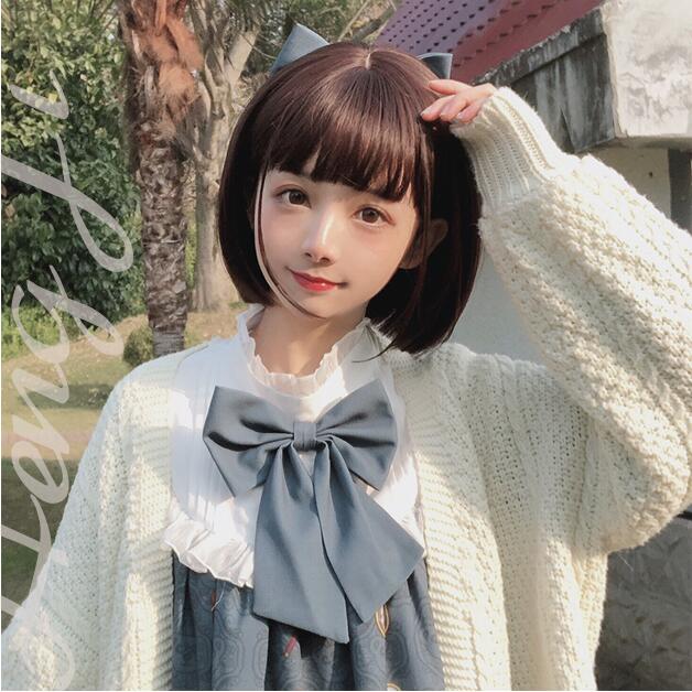 Lolita student hair air short wig WS2131