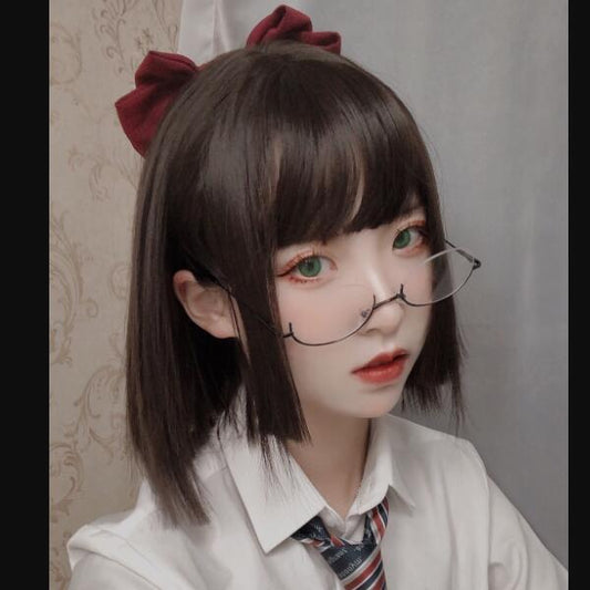 Short straight hair lolita wig WS2136