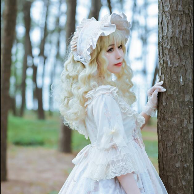 Harajuku Lolita retro small curly wig WS2148