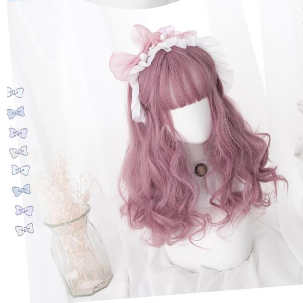 Lolita Harajuku Japanese Short Curly Wig WS2153