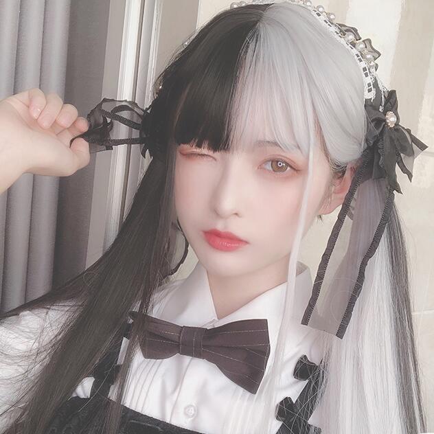 Long straight hair lolita natural wig WS2165