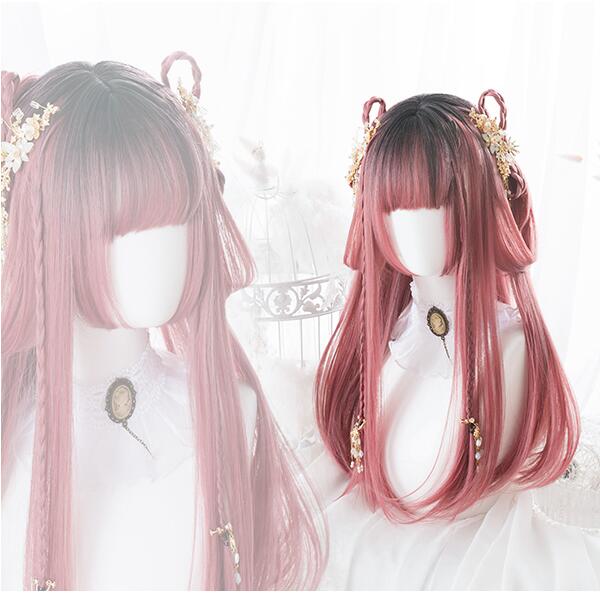 Princess Cut Long Straight Hair Lolita Wig WS2053