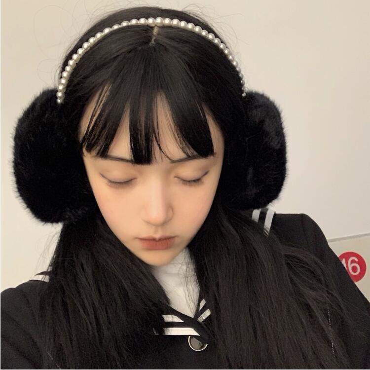 Plush pearl earmuffs SS2333