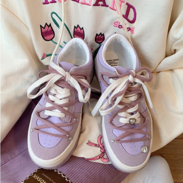 Pearl embroidered sneakers SS2554