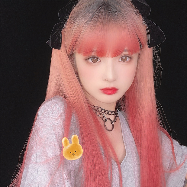 Harajuku red gradient wig WS2307