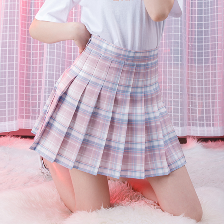 jk pink pleated skirt SS2635