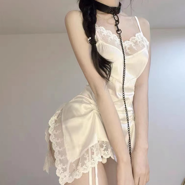 Sexy Ice Silk Sling Dress SS2844