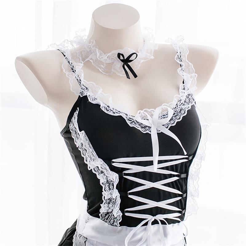 Soft lace maid uniform set SS2122