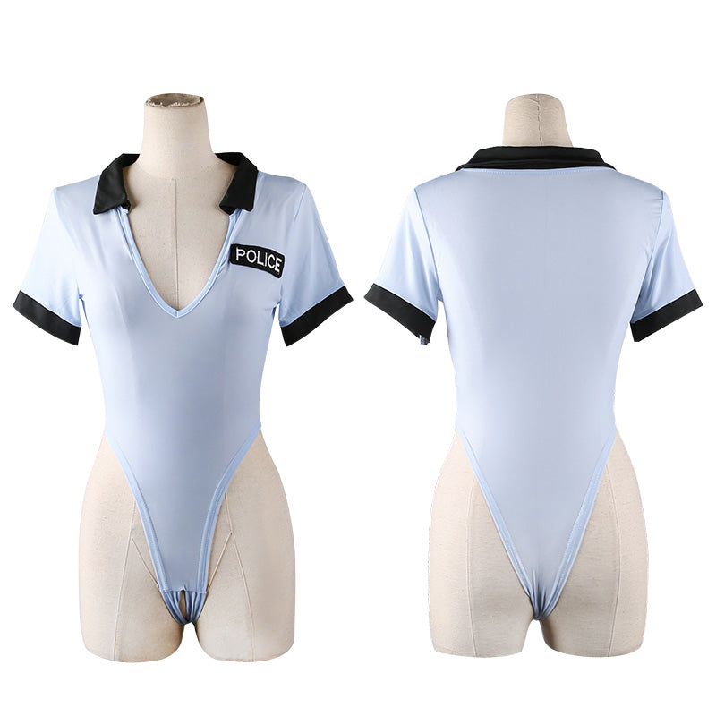 Cosplay Open crotch Bodysuit SS21228