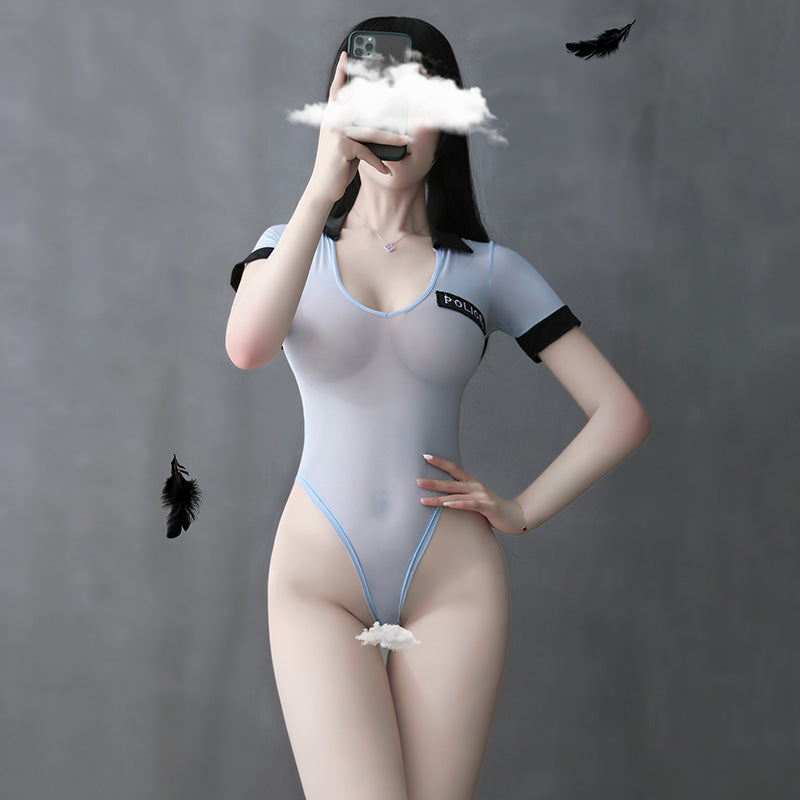 Cosplay Open crotch Bodysuit SS21228