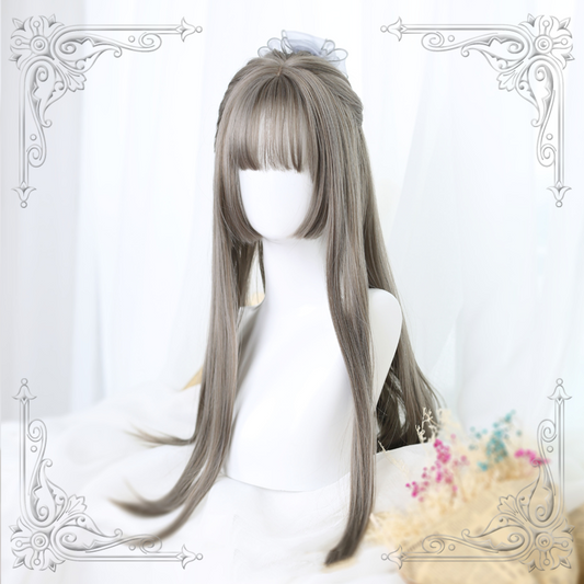 Lolita Gray Long Wig WS1040