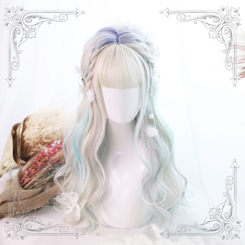 Lolita Color Long Curly Wig WS1046