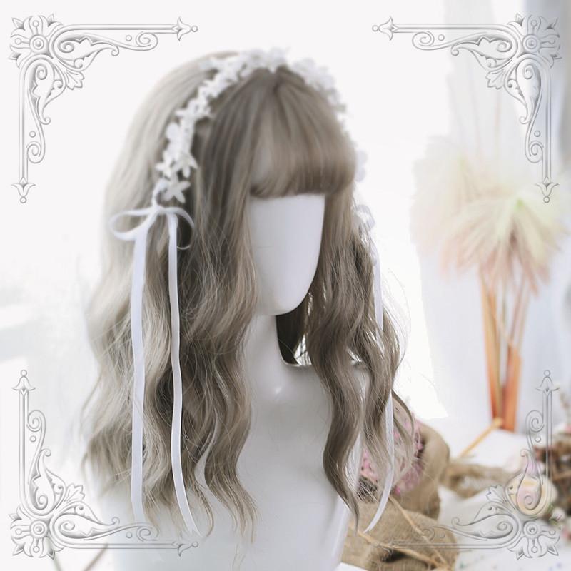 Harajuku Soft Girl Lolita Milk Gray Wig WS1002