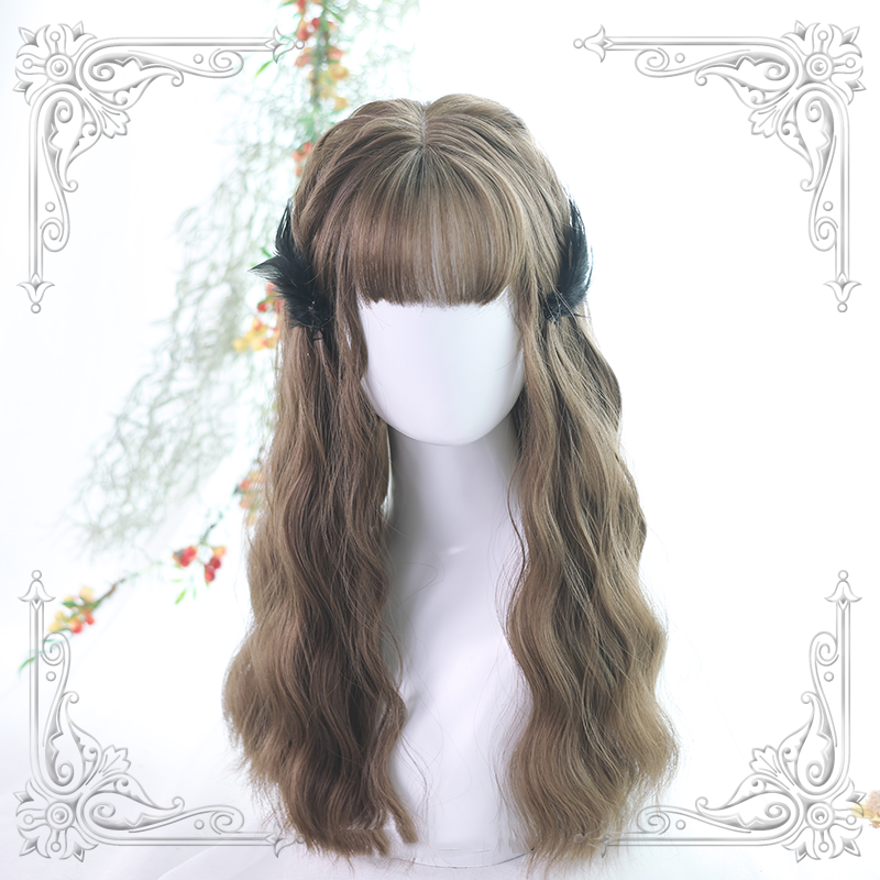 Lolita Brown Wave Curly Wig WS1047