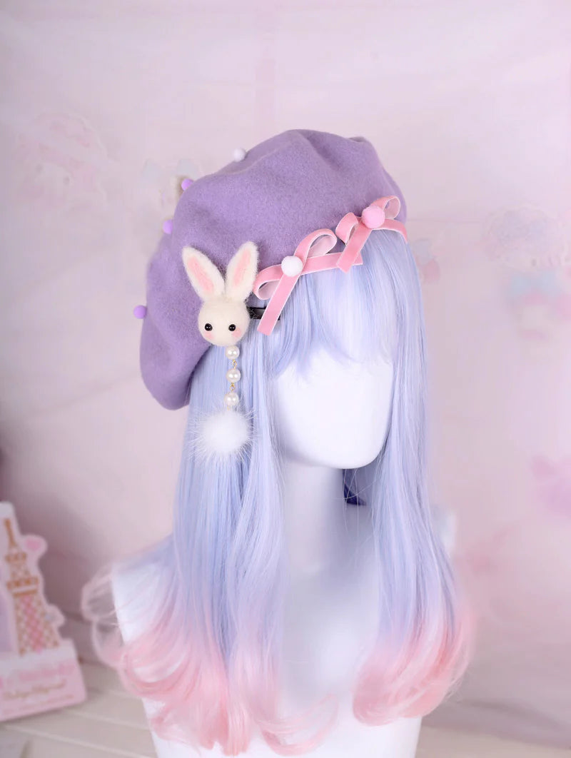 Lolita Fashion White Rabbit Beret  SS3049