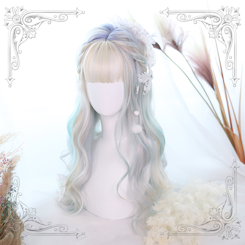 Lolita Color Long Curly Wig WS1046