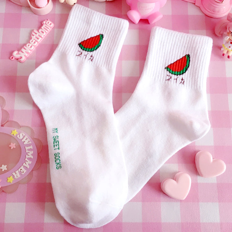 Fruit small fresh cotton socks  SS1273