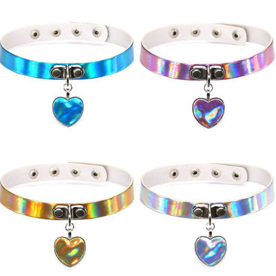 Laser choker love collar WS3092