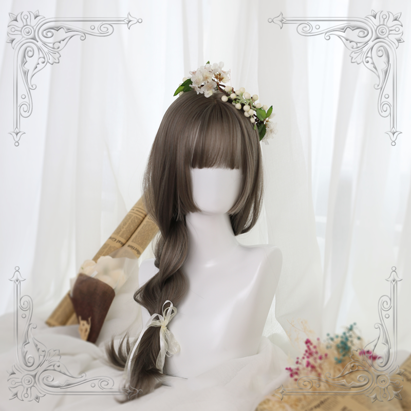 Lolita Gray Long Wig WS1040