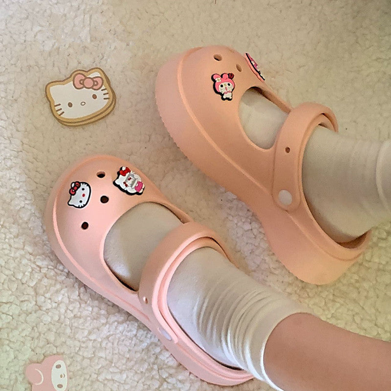 Cute cartoon hole shoes ss3098