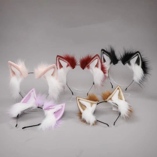 Lolita Cute Plush Cat Ear Headband SS3011