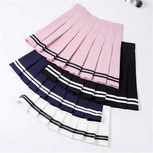 SWEET STRIPE PLEATED SKIRT SS2938